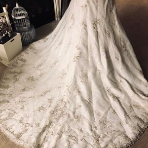 Vintage looking MoriLee wedding dress sz 10